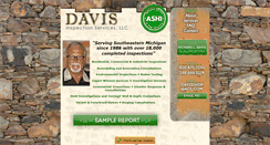 Desktop Screenshot of davisinspection.com
